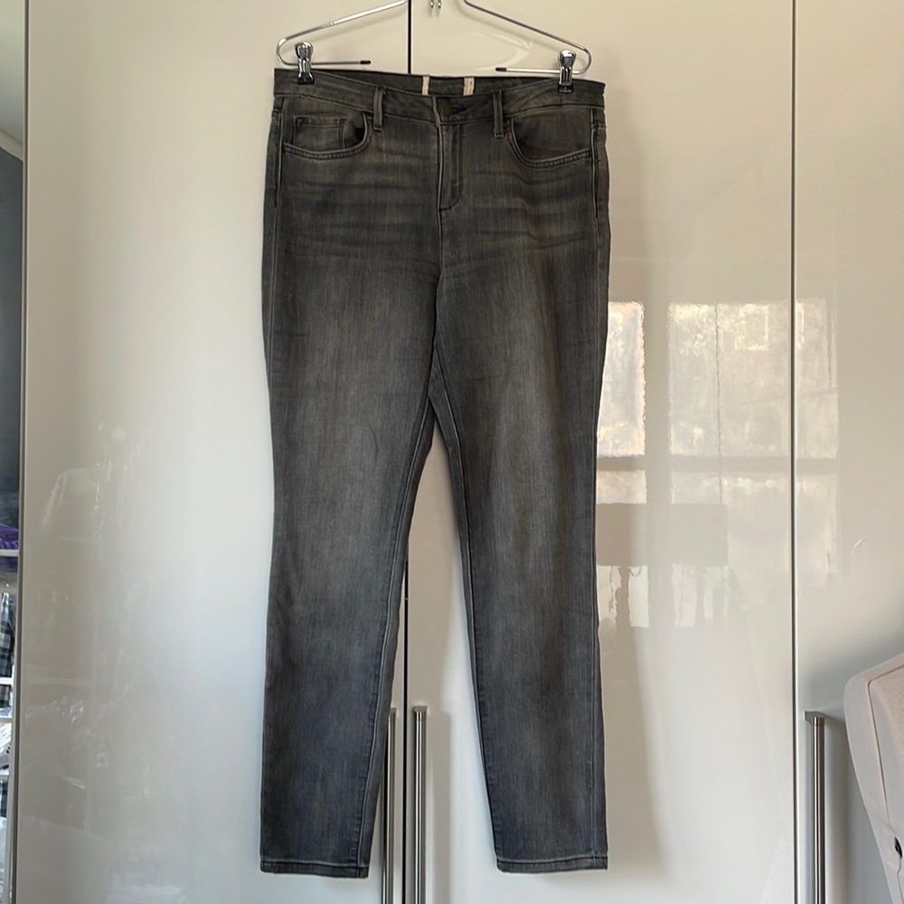 Ann Taylor Skinny Jeans in Gray Size-30